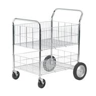 Picture of Chrome Plated Wire Trolley with Removable Shelf