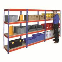 Picture of Heavy Duty Rivet Shelving with Chipboard Shelves