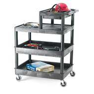 Picture of Service Trolleys with Half Shelf Top Tray