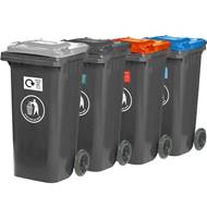 Picture of 120L Wheeled Bin with Coloured Lid